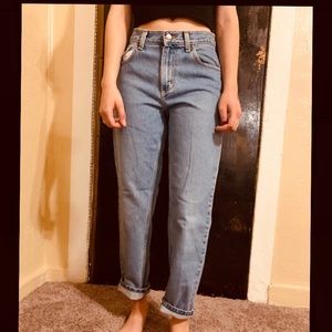 L.L. Bean high waisted jeans